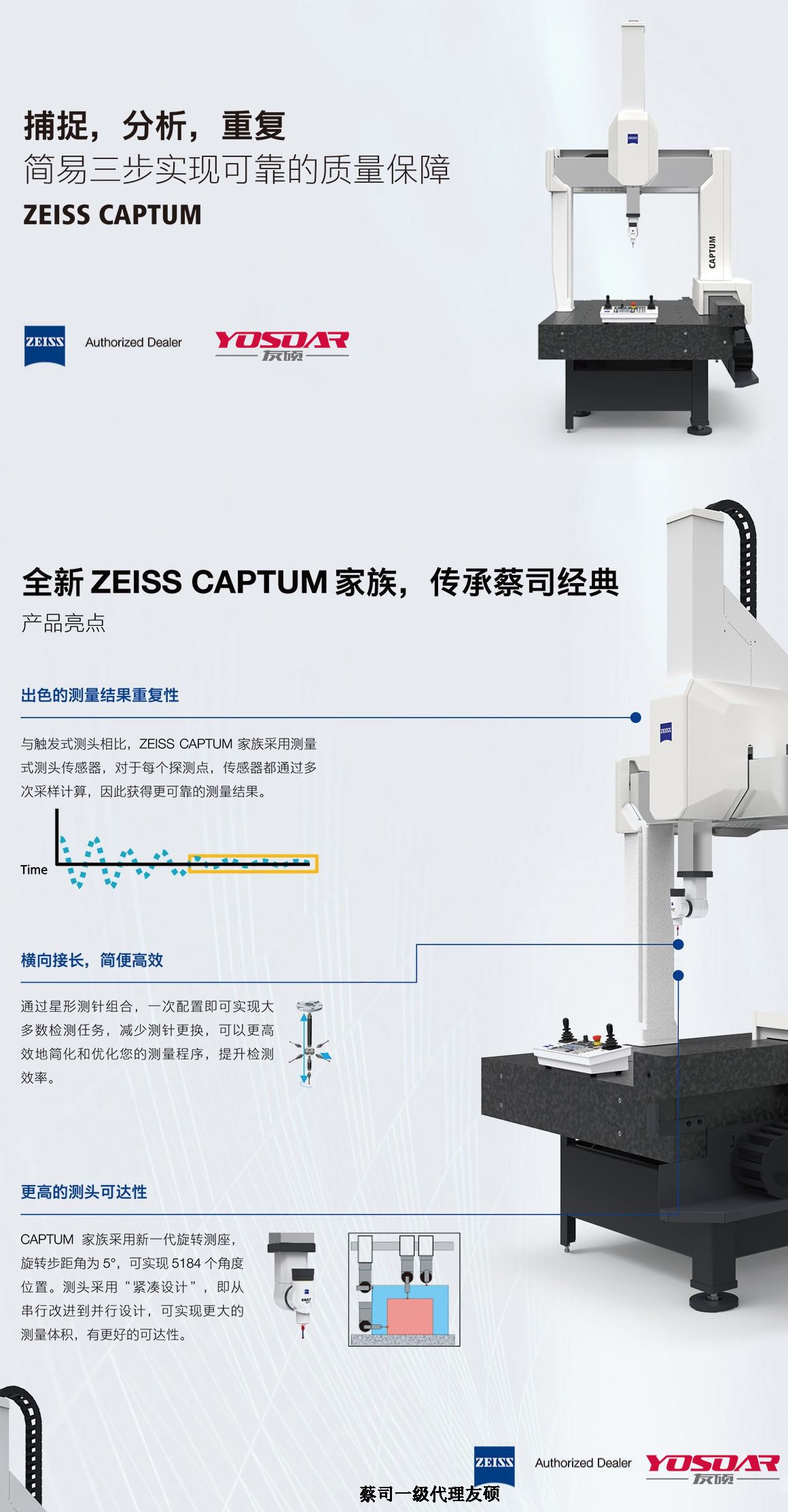 石家庄蔡司三坐标CAPTUM